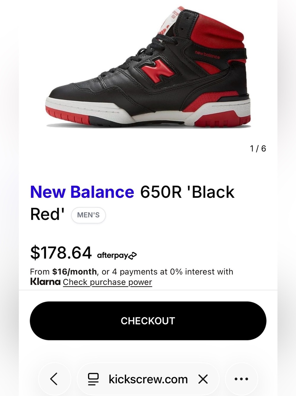 NWB NEW BALANCE 650R BLACK RED MENS 10 “BRED” BB650RBR PREMIUM LEATHER SNEAKER - Picture 17 of 17